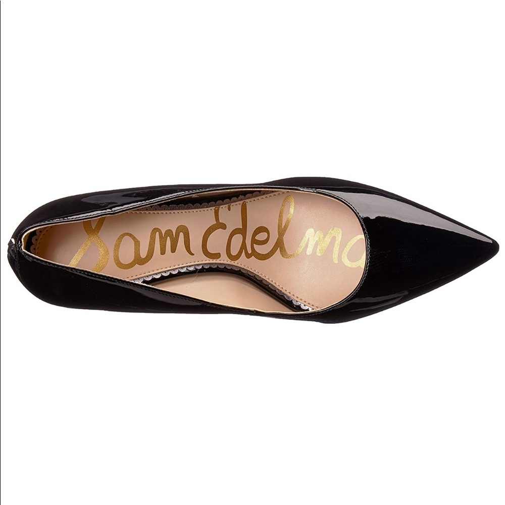 Sam Edelman Margie Black Patent Pumps